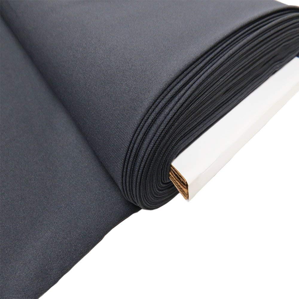Textured Polyester Poplin Fabric, 58 Inches Wide, Over 100 Yards in Stock - 100% Textured Polyester - Light Gray