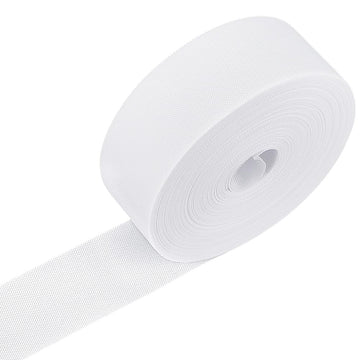 55 Yards White Curtain Tape, 3.1 Inch Wide Non Woven Cloth Tape, Sew-in Drapery Heading Tape for Curtain Accessories