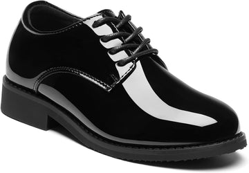 Boys Dress Shoes Kids Formal Patent Oxfords Tuxedo Shoes