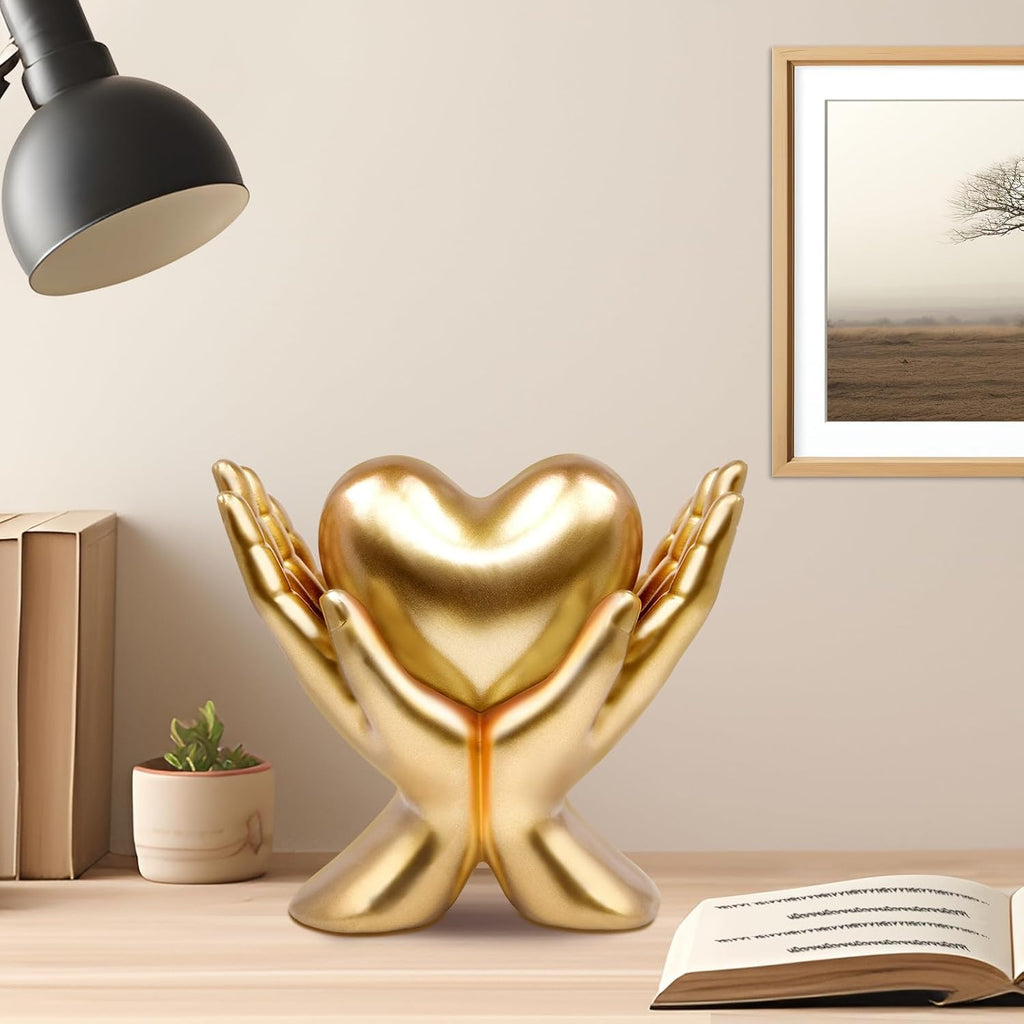 Home Mantel Decor Accents, Minimalist Heart Decoration and Accessories, Living Room, Office, Dining Table, TV Stand