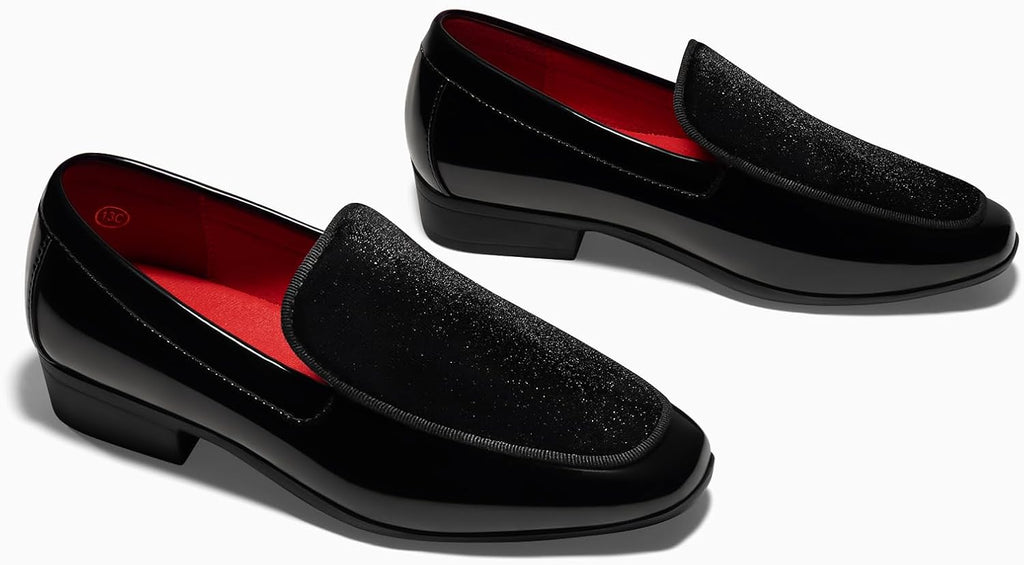 Boys Dress Shoes Slip-On Loafers Formal Church Tuxedo Shoes