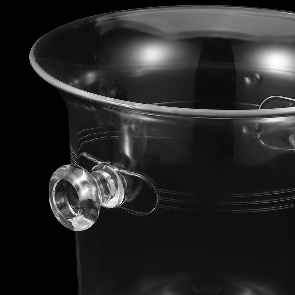 Acrylic Ice Bucket with Handles for Bars and Nightclubs