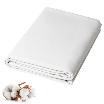 100% Cotton Muslin Fabric, 60 Inch Unbleached Muslin Linen Fabric by The Yard for Sewing Embroidery, Garments, Crafts