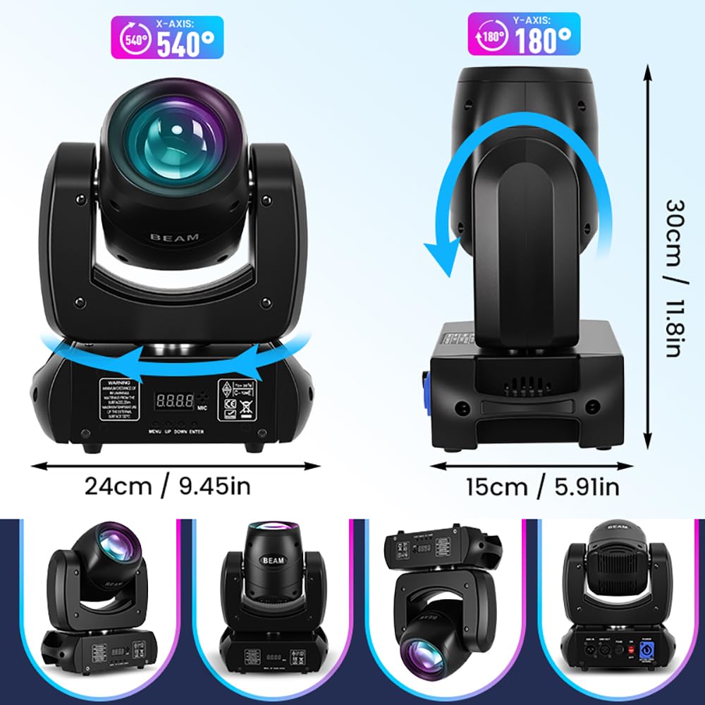 Moving Head Light, Stage Lighting(Flight Case+2 Lights)