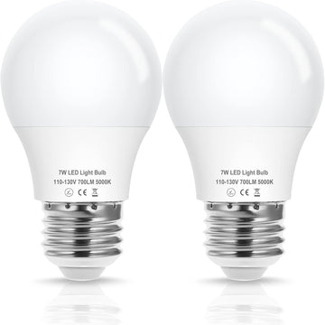 60W Equivalent 7W A15 Refrigerator Waterproof Light Bulb E26 base 5000K