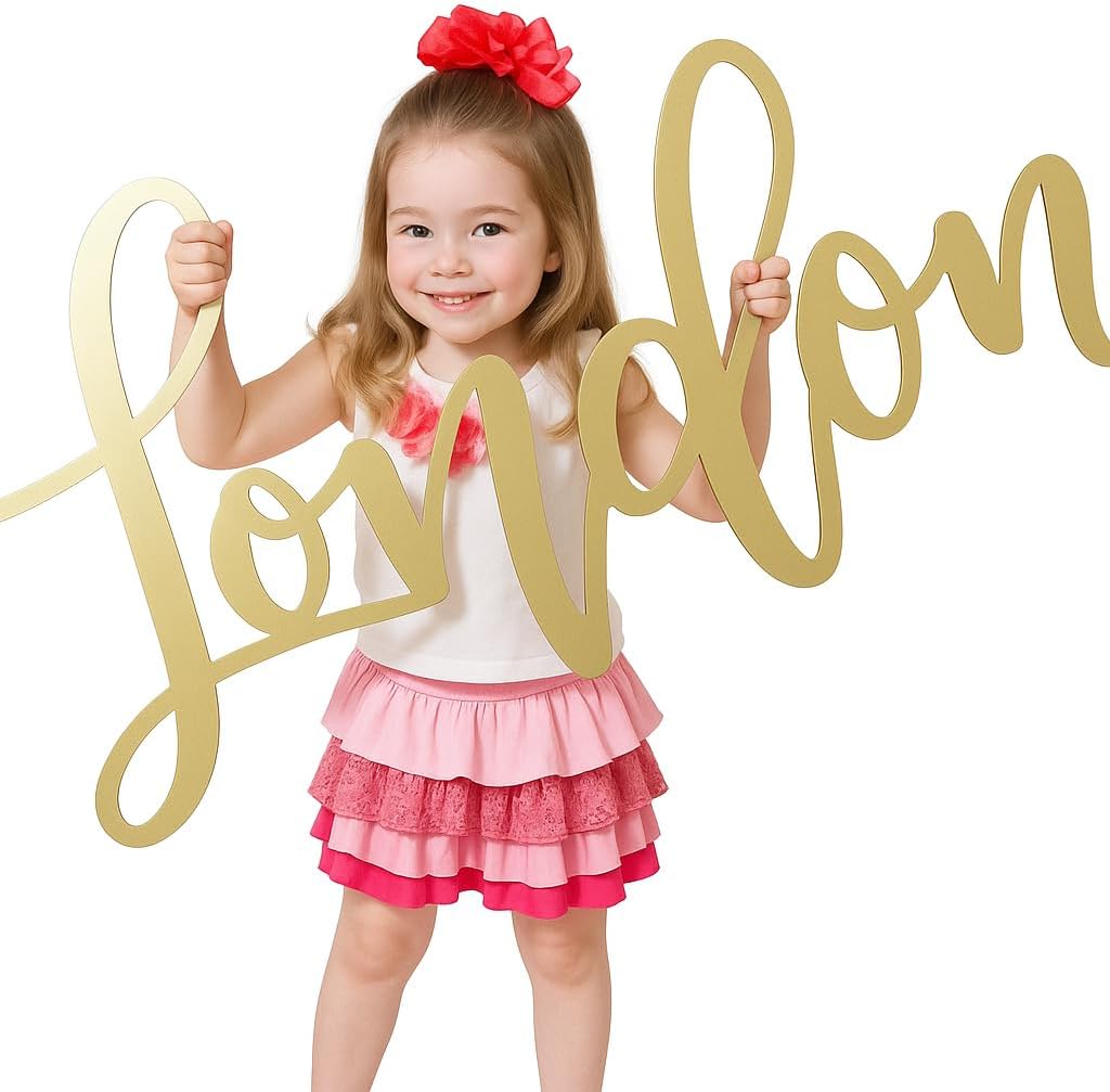Personalized Custom Wood Name Sign, Nursery Name Signs, Family Wooden Baby Name Signs, Choice of Size & Fonts!