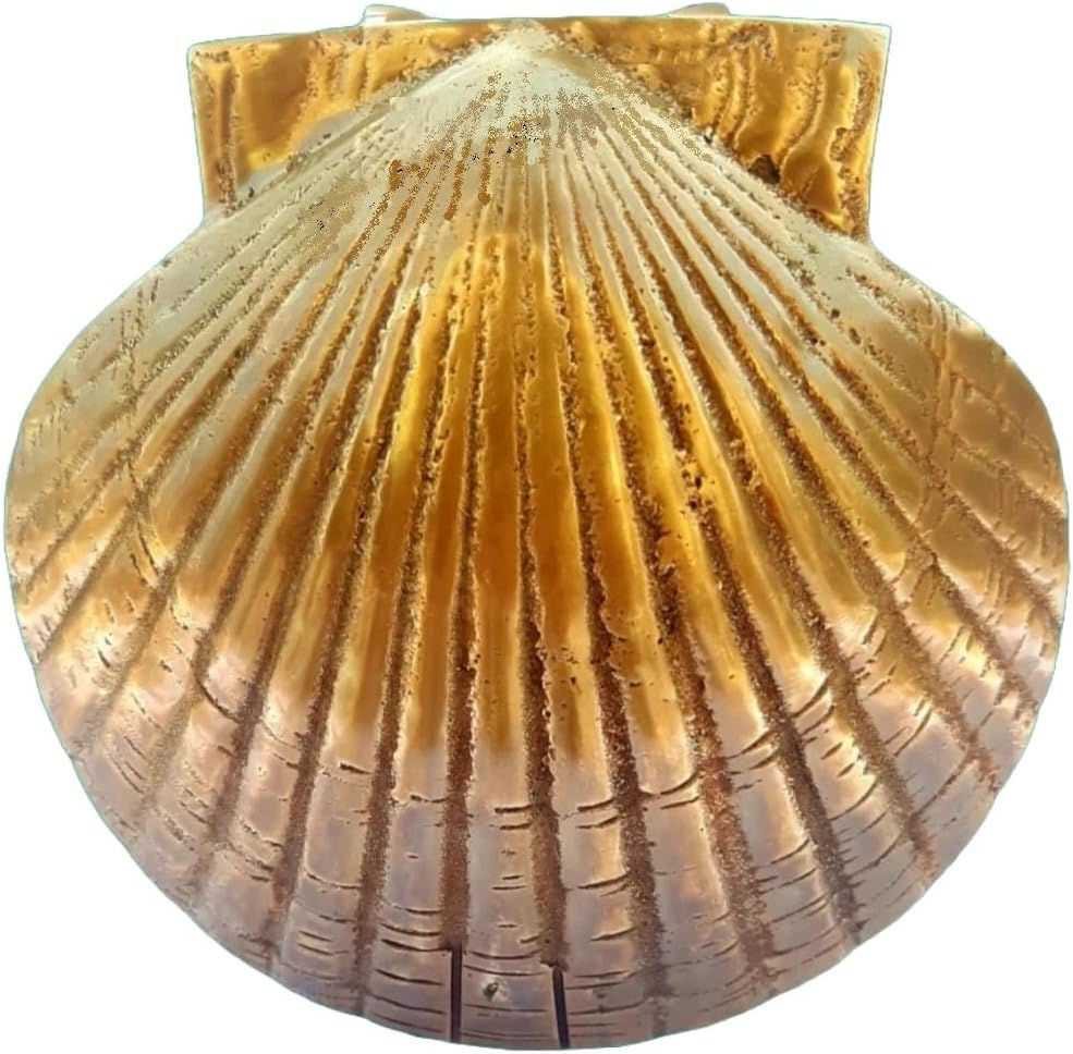 Brass Scallop Shell Door Knocker , Nautical Solid Brass Door Knocker for Home & Hotel Front Door