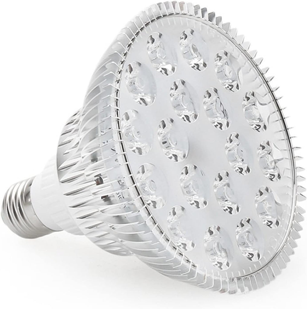 E27 LED Plant Grow Light 54W Par38 Full Spectrum Phyto Grow Box for Flower Seed Growth Hydroponics Veg Growing (Color