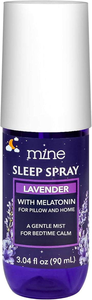 Lavender Sleep Spray with Melatonin - Natural Pillow Mist for Deep Sleep - Calming Lavender Linen Bed Spray - Set of 304
