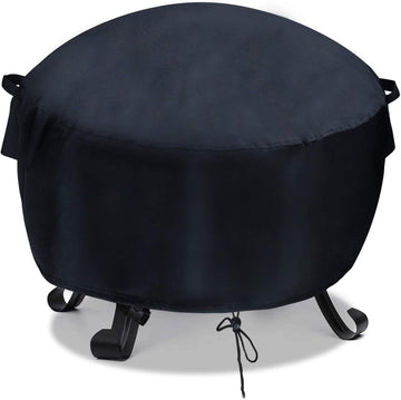 34-36 inch Fire Pit Cover Round for Outdoor Fire Bowl-36"D x 24"H