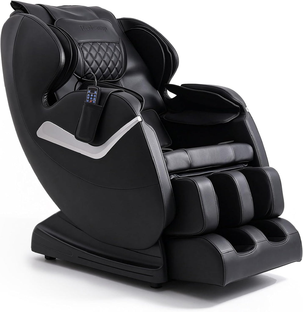 Massage Chair Full Body, Zero Gravity Shiatsu Massage Chairs with 8-Point Fixed Nodes, Waist Heating, Foot Massage