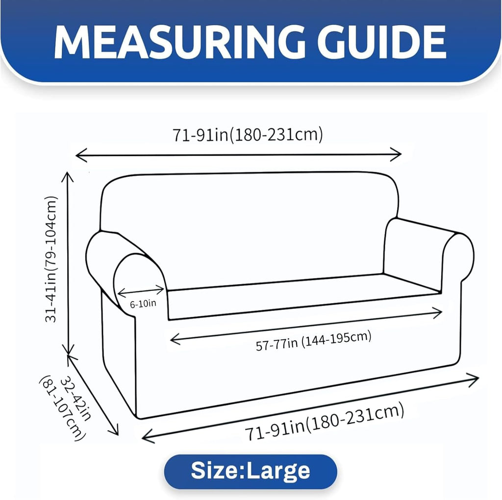 Couch Cover Latest Jacquard Design High Stretch Sofa Covers for 3 Cushion Couch, Pet Dog Cat Proof Slipcover Non Slip