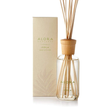 Isola Reed Diffuser, Gardenia & Fig Floral Scent, 8 oz