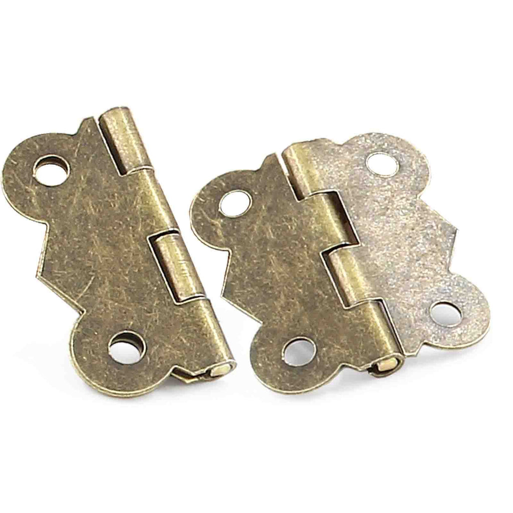 Antique Brass Butterfly Hinge, 1 inch, 40PCS