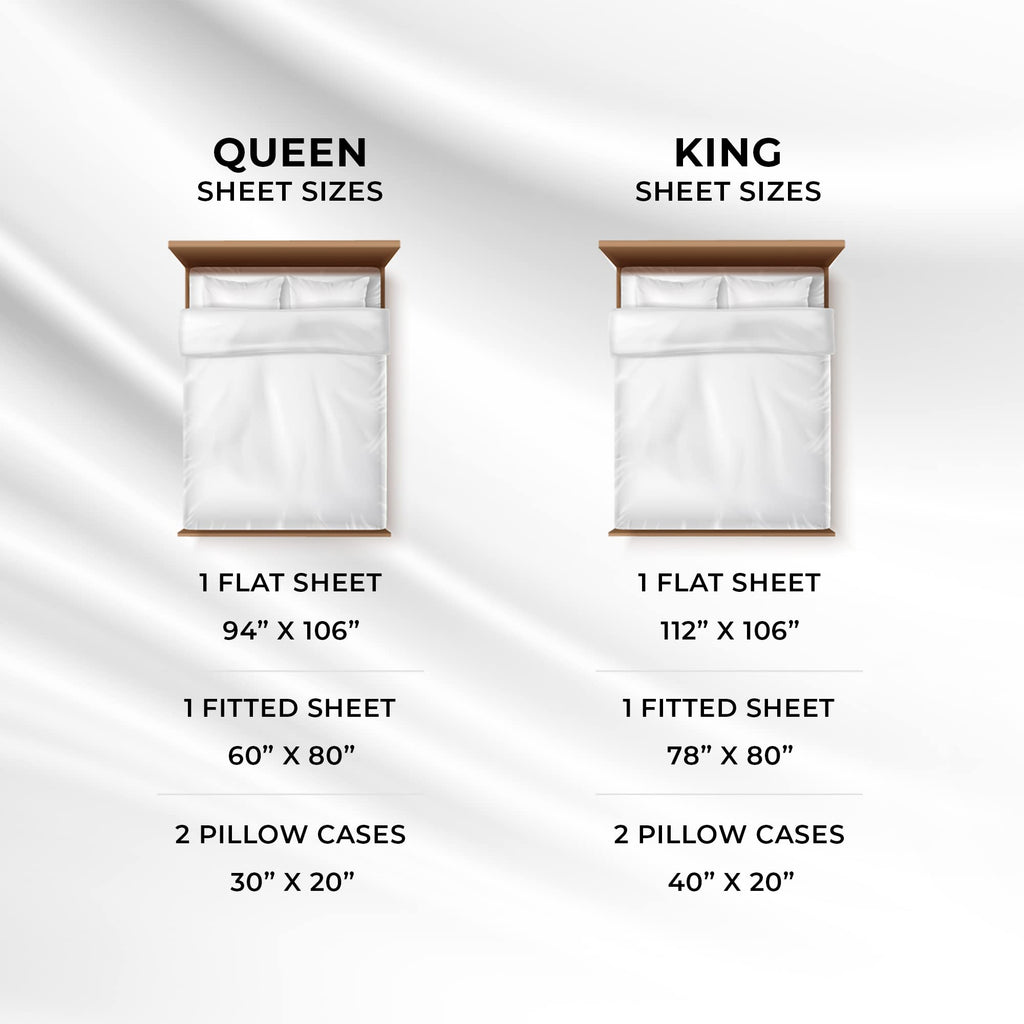 Queen Egyptian Cotton Sateen Sheet Set