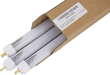 12" Direct Replacement Led Tube, 4-Watt, White, 4000K, Set of 3
