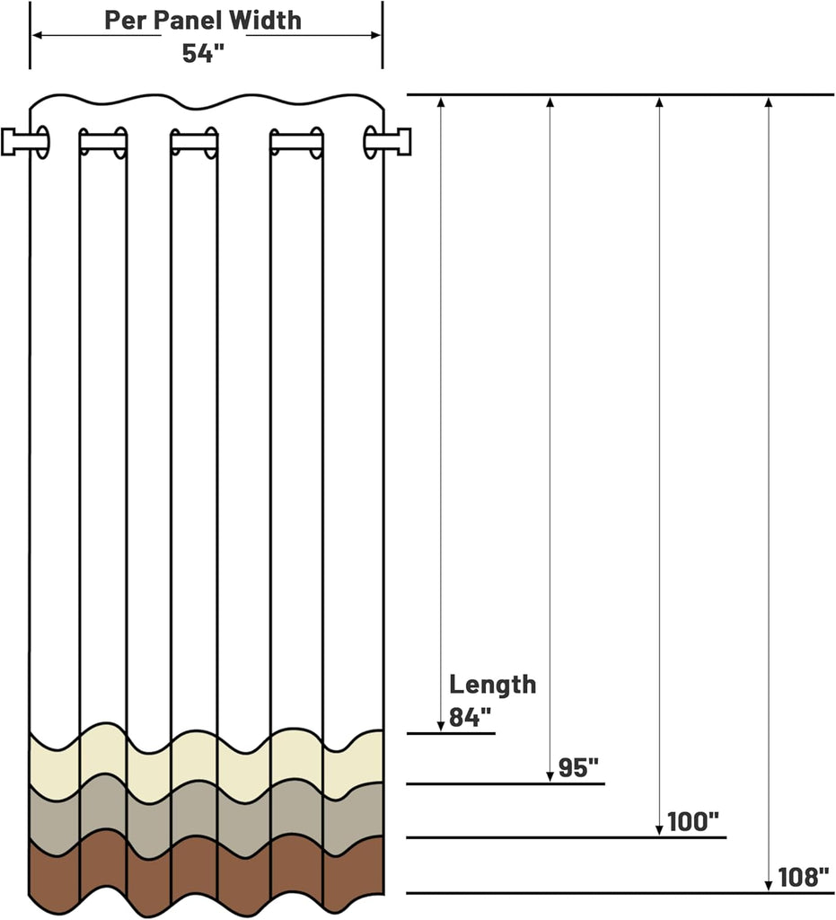 Waterproof Outdoor Curtains 300 GSM , Premium Thermal Insulated Privacy Assured Thick Outside Curtains for Porch