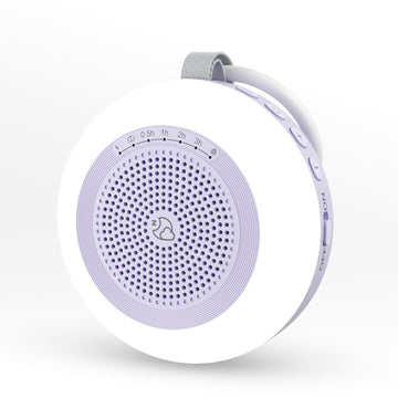 Portable Sound Machine, White Noise Machine,33 Soothing Sound 10 Colors Night Light Sleep Machine for Baby Kids,Timer