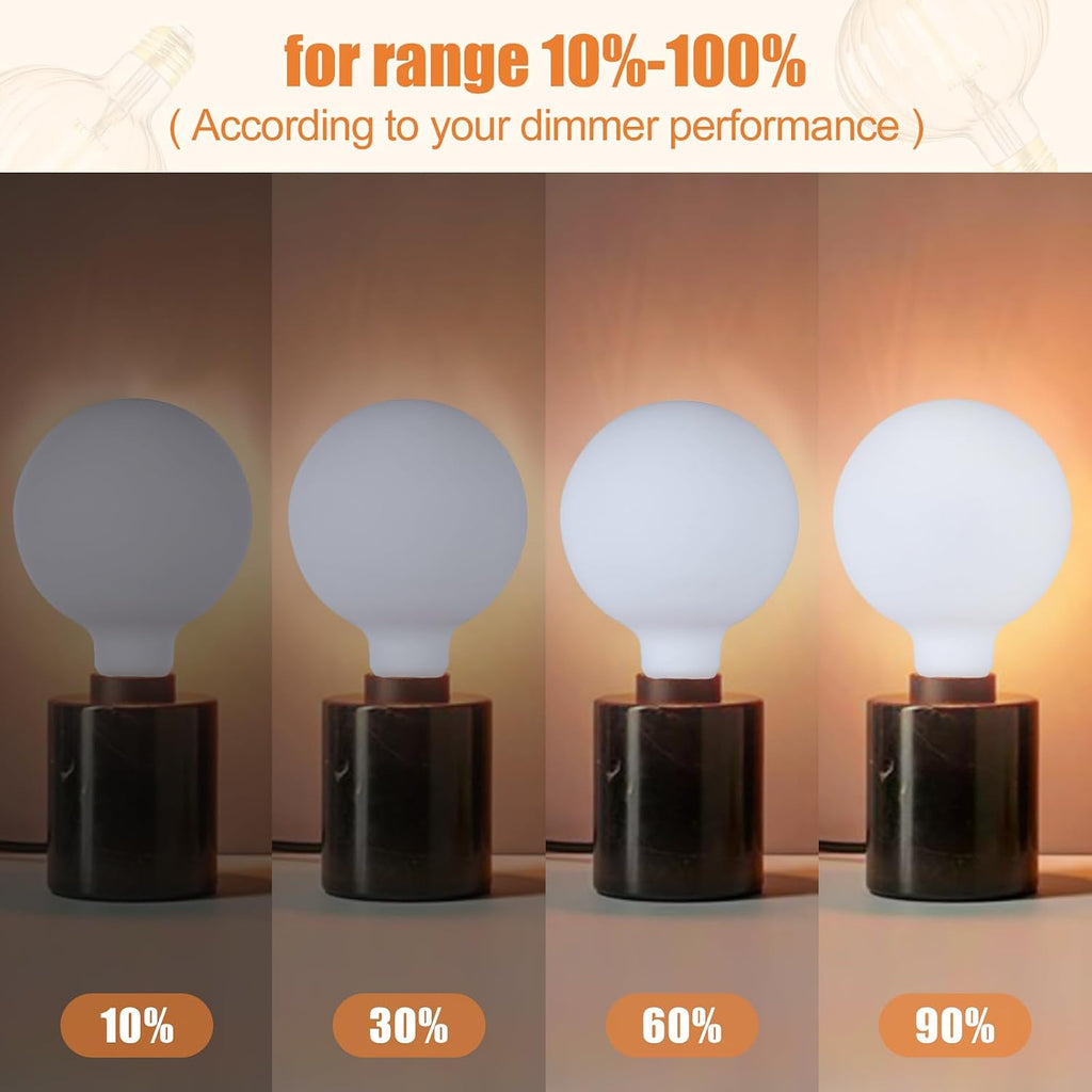 G125 Big Edison Globe LED Light Bulb 12W 1800lm E26 3000K 1PC