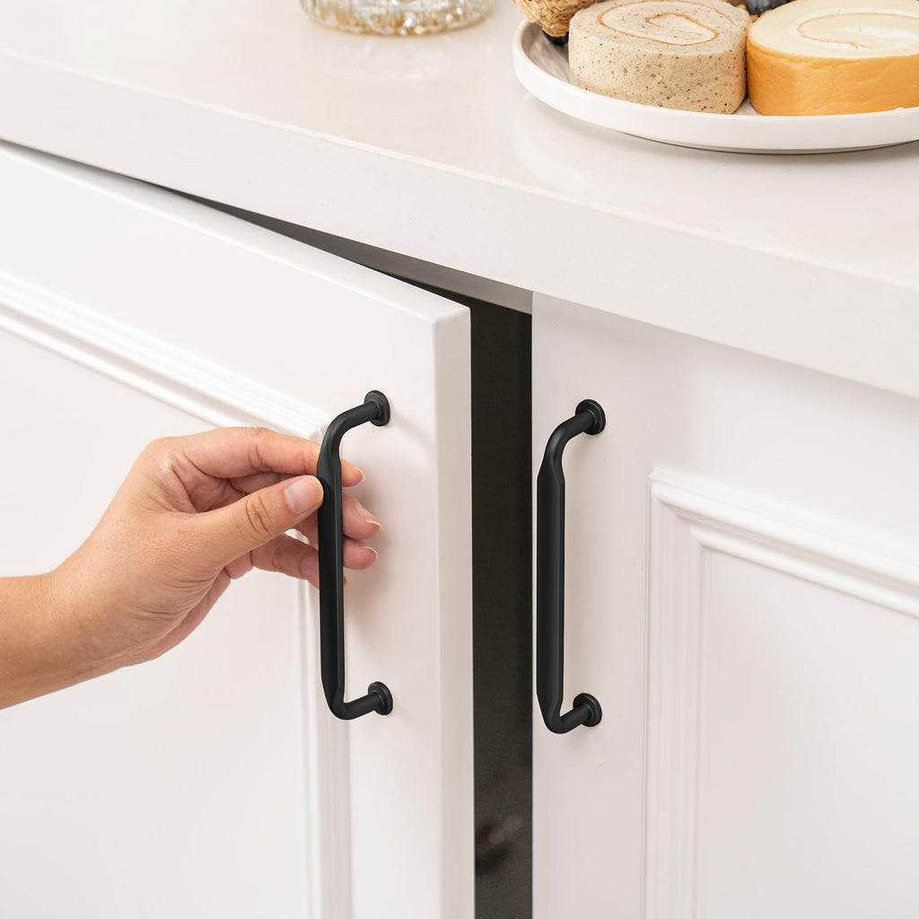 10 Pack 3 Inch Black Cabinet Handles Matte Black Drawer Pulls