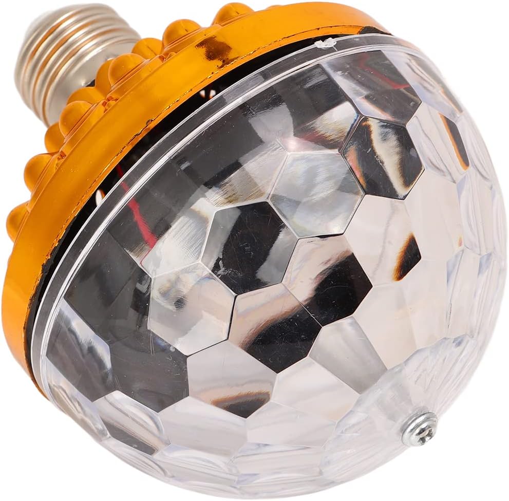 LED Full Color Rotating Lamp, RGB Color Changing Light Bulb with Music Sync for Party Home Nightclub Bar Wedding
