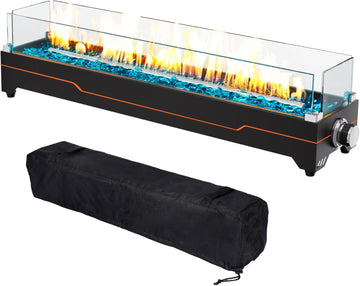 28" Table Top Propane Fire Pit, 45,000 BTU Tabletop Gas Fire Pit, Tabletop Firepit