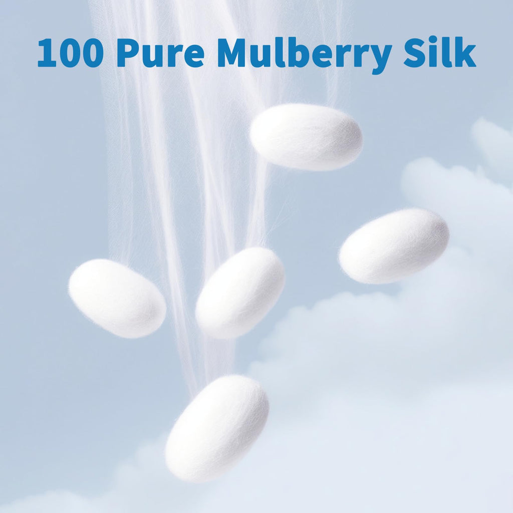 8 Momme 44" Wide 100% Pure Mulberry Silk Habotai Fabric by the yard