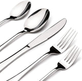 60-Piece Silverware Set for 12, Heavy Duty Stainless Steel Flatware Utensils Cutlery Set Including Steak Knife Fork