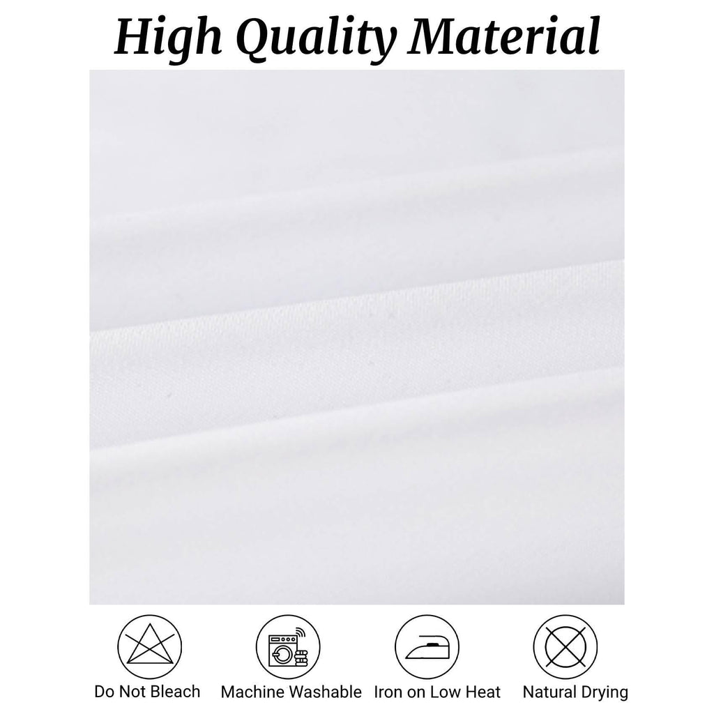 6 Pack Round Tablecloth, 120 Inch, Stain Resistant and Wrinkle Polyester Table Cloth, Fabric Table Cover Dining