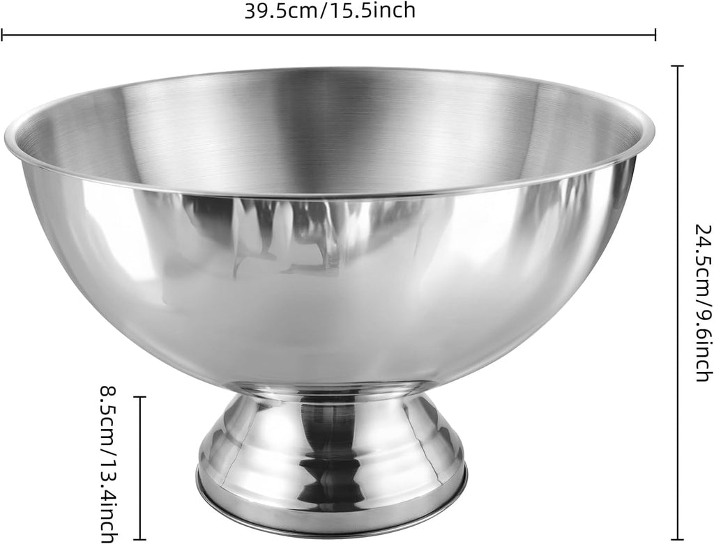 12L Premium Large Size Ice Bucket, Stainless Steel Champagne Bucket for Parties with Great Performance and Sleek