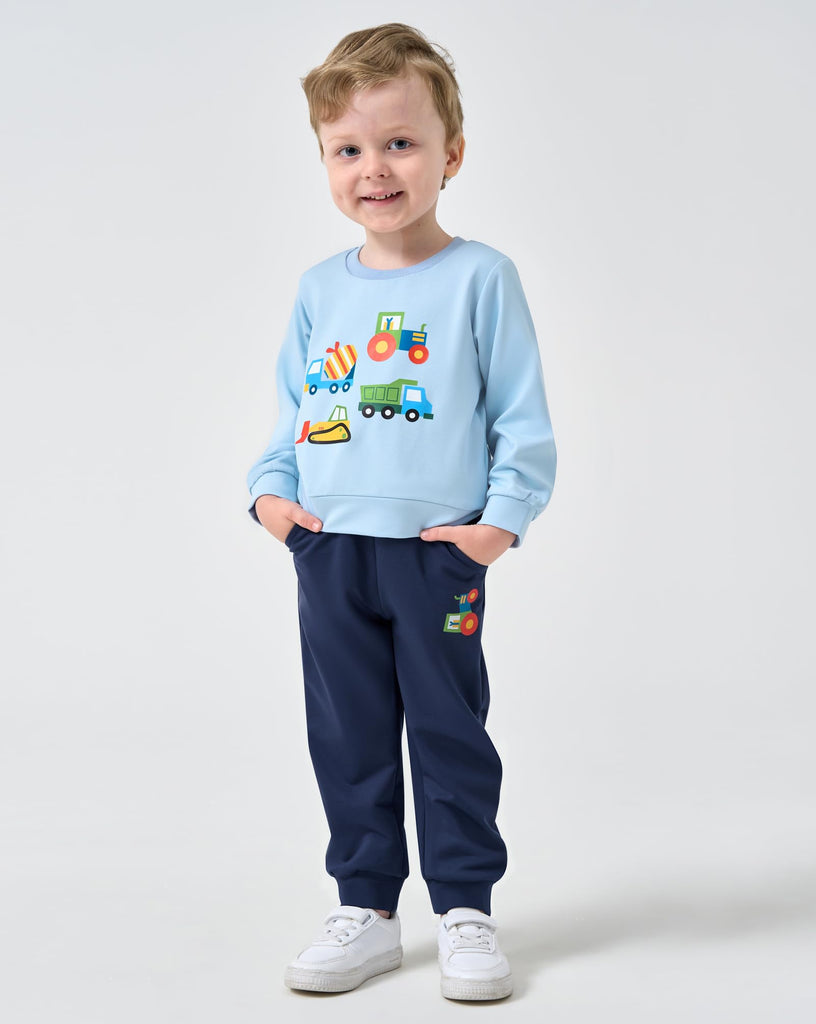Toddler Boy Clothes Fall Winter Outfit 2 Piece Sweatsuit Set