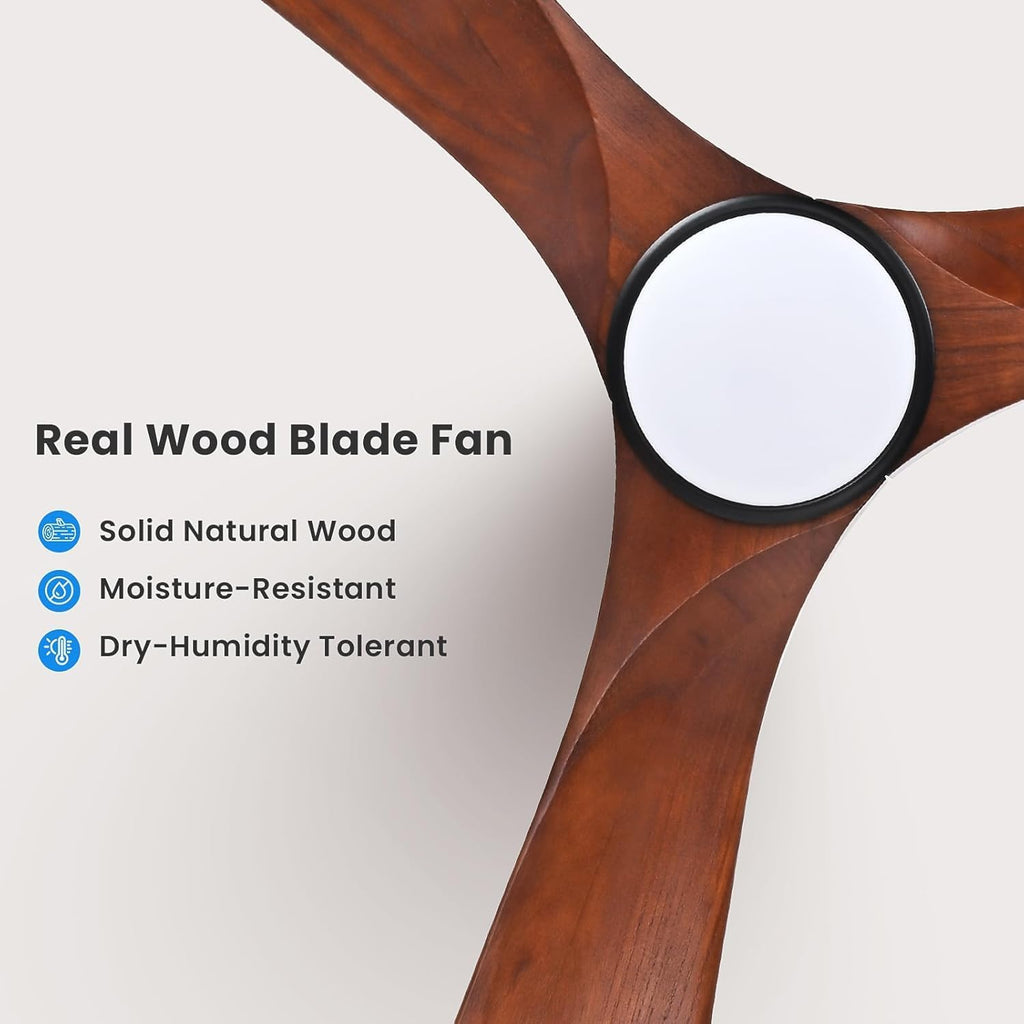 72 Inch Ceiling Fan with Light and Remote Control