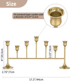 Taper Candle Holders for Candlestick: Gold Weeding Centerpieces Candelabra for Table - Candle Sticks Decor