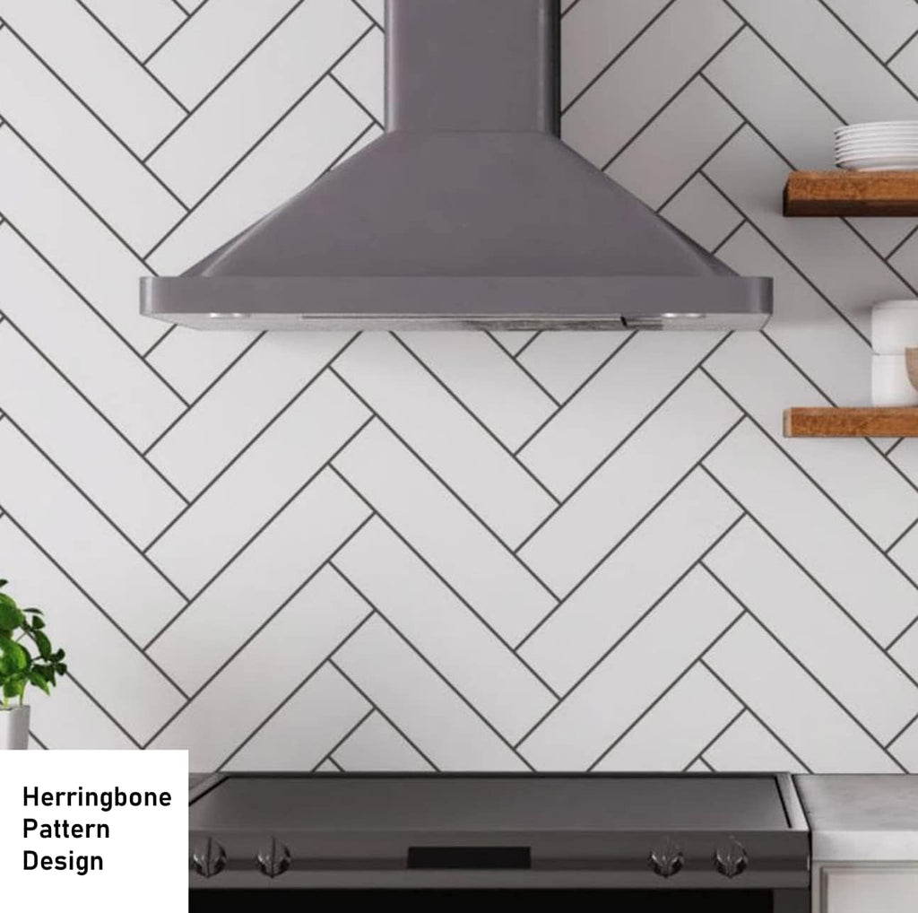 White Ceramic Subway Tile 3X12 (Box of 6 Sqft - 25 Pieces) (Gloss)