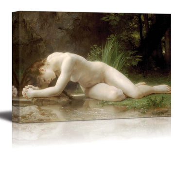 Biblis by William Adolphe Bouguereau Giclee Canvas Prints Wrapped Gallery Wall Art | Stretched and Framed Ready to