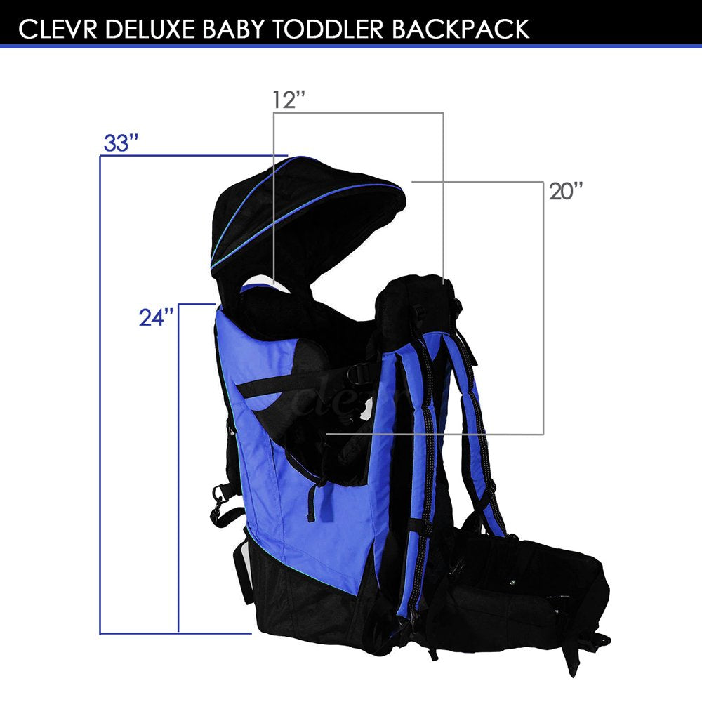 Deluxe Adjustable Baby Carrier Outdoor Hiking Child Backpack Camping