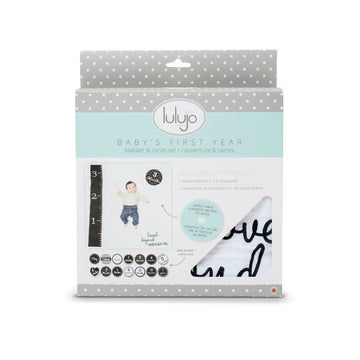 Baby Baby's First Year Milestone Blanket and Cards Set, Loved Beyond Measure