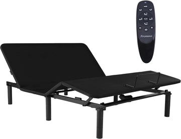 Queen Adjustable Bed Frame Base, Head & Foot Incline, USB Ports, Zero Gravity, Nightlight, 3-Heights Adjustable Legs