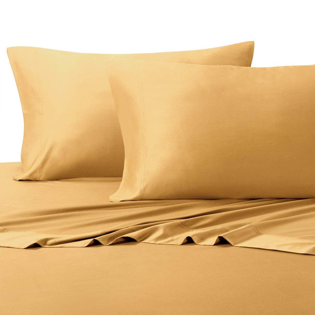 Bedding Full 100% Viscose from Bamboo Sheets Set, Gold
