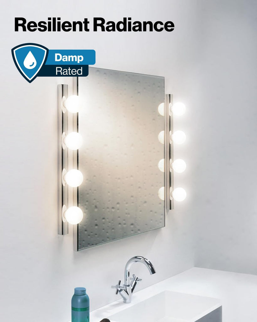 12 Pack G25 LED Light Bulbs, Globe Vanity Lights for Bathroom High Output, 1000 LM, 11W (100W Equivalent), 3000K Warm