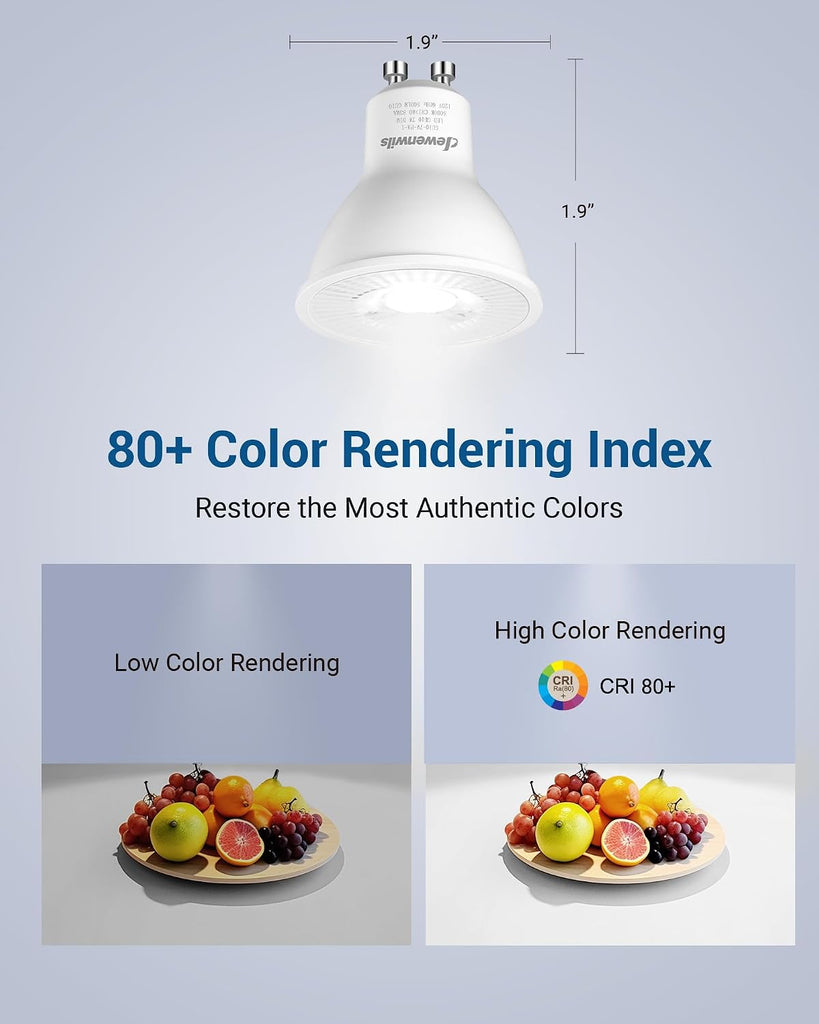 GU10 LED Bulb Dimmable Replacement for Track Lighting