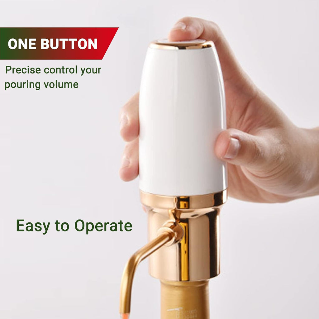 Electric Wine Aerator Decanter Pourer Automatic Dispenser with USB Rechargeable for Wine Lovers