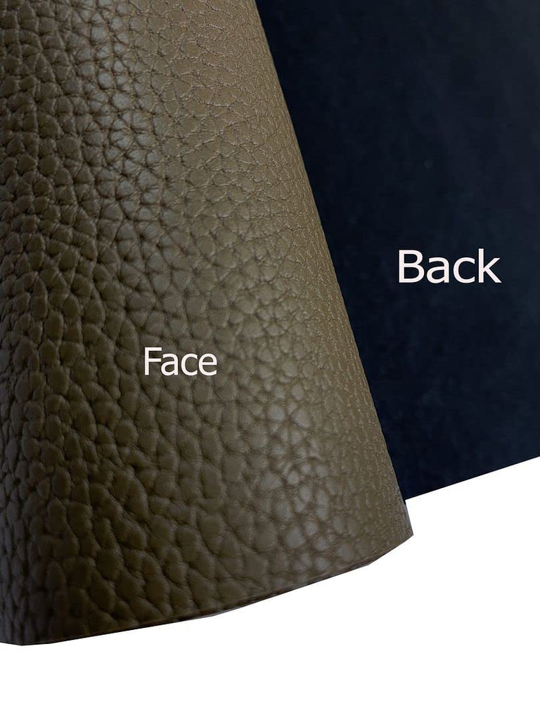 Faux Leather Fabric Calf Champion Olive (1 Yard)(3 Feet x 4.5 Feet)