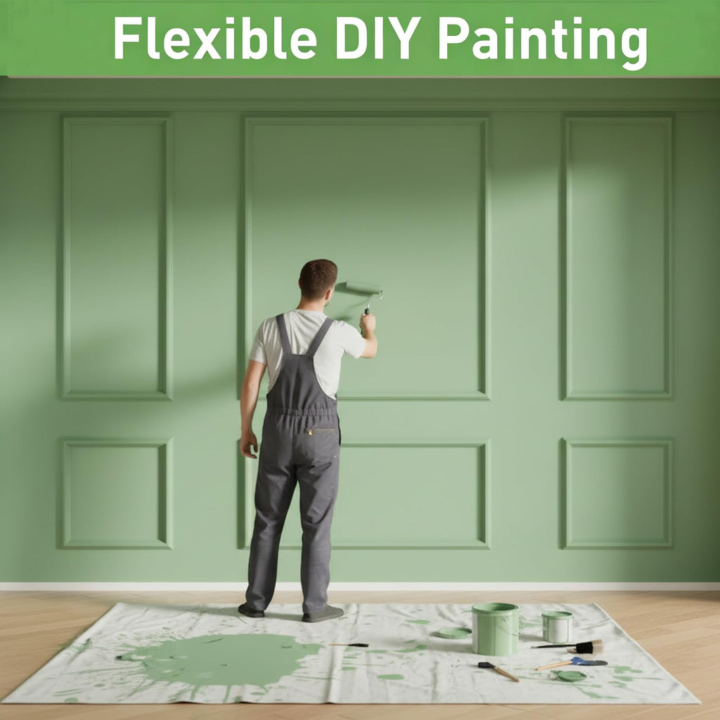 Peel and Stick Wall Molding, 3 Set Pre-Cut & Paintable Wainscoting Panels