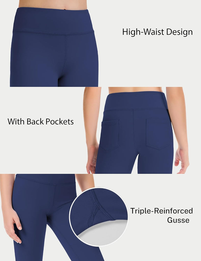 Girls Athletic Leggings Kids Yoga Dance Pants with Pockets