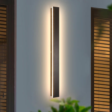 Outdoor Wall Lights Exterior, 31.5inch Black Outdoor Light Fixtures Wall Mount, 3000k Waterproof Modern Porch Lights