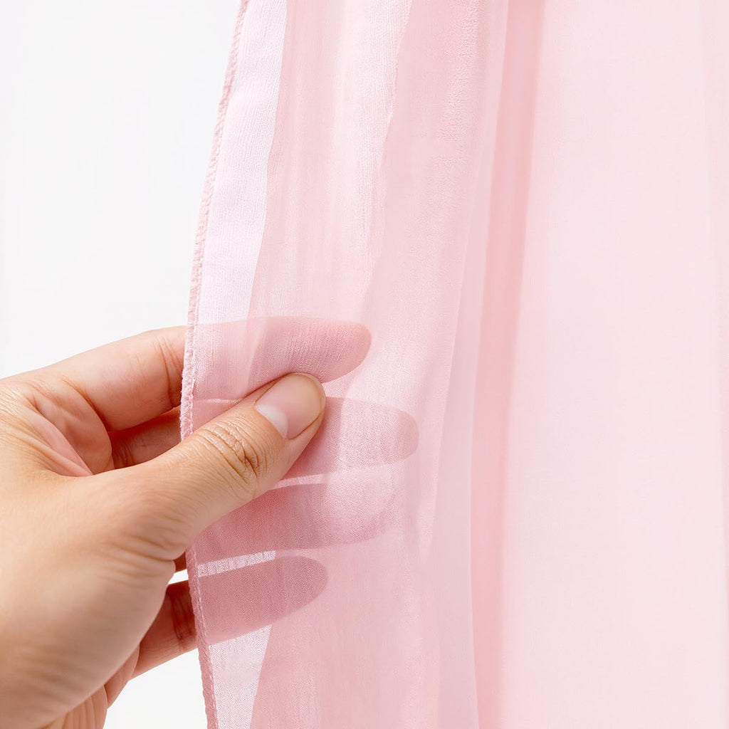 Wedding Arch Draping Fabric 30'' x 18FT Sheer Chiffon Arch Drape Backdrop