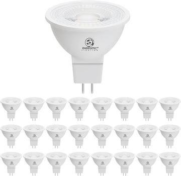 Energetic Dimmable MR16 5W 12V LED Light Bulb, 50W Halogen Equivalent, CRI 80+, GU5.3 Bi-Pin Base, 40 Degree Beam