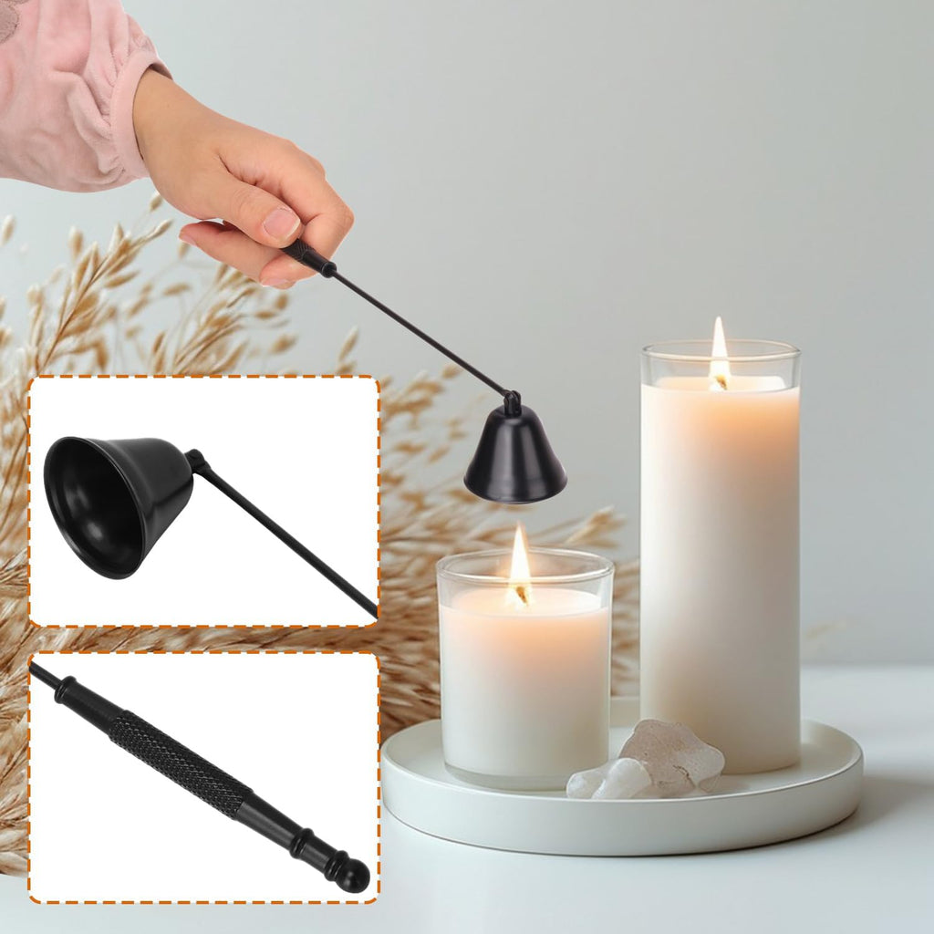 3 in 1 Candle Accessory Set(3 Set), Premium Candle Wick Trimmer, Candle Snuffer, Wick Dipper, Elegant Candle Care Kit