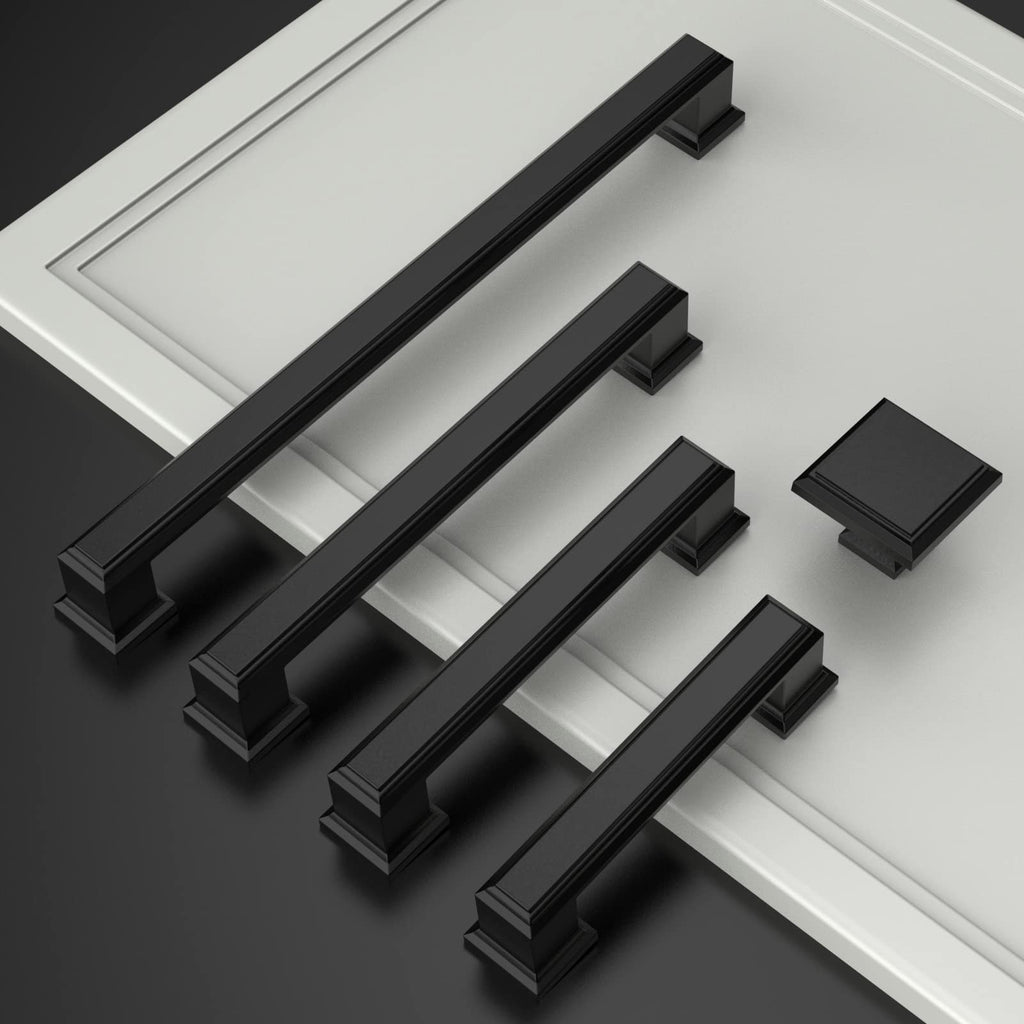 5 Pack 7.5 inch Matte Black Kitchen Cabinet Handles